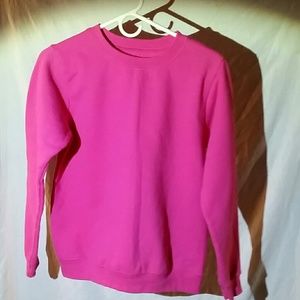 Women's gildan Smart Basics pink sweatshirt xs